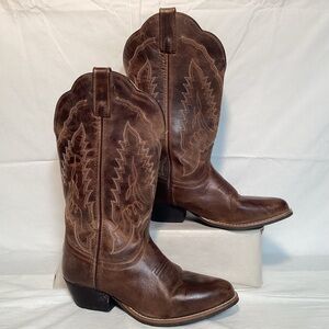 Smoky Mountain Women’s Brown Leather Western Cowboy Boots Size 7